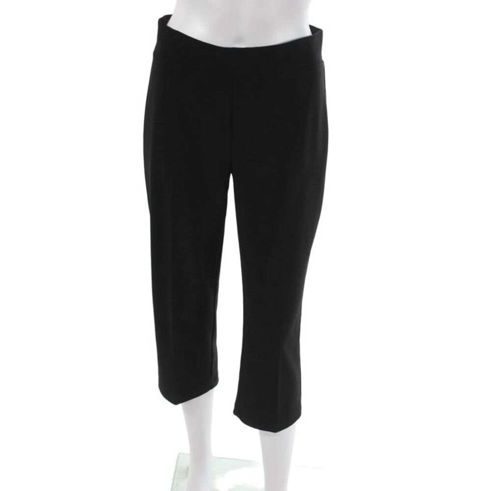 Joseph Ribkoff Women Capri Black Modal Blend Size 6